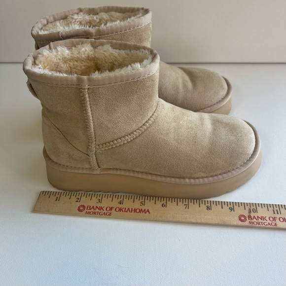 Cozy Altar'd States Matisse Mini Boots • Women's Size 7M •Suede Faux Fur Lined 🍁 - Picture 14 of 14